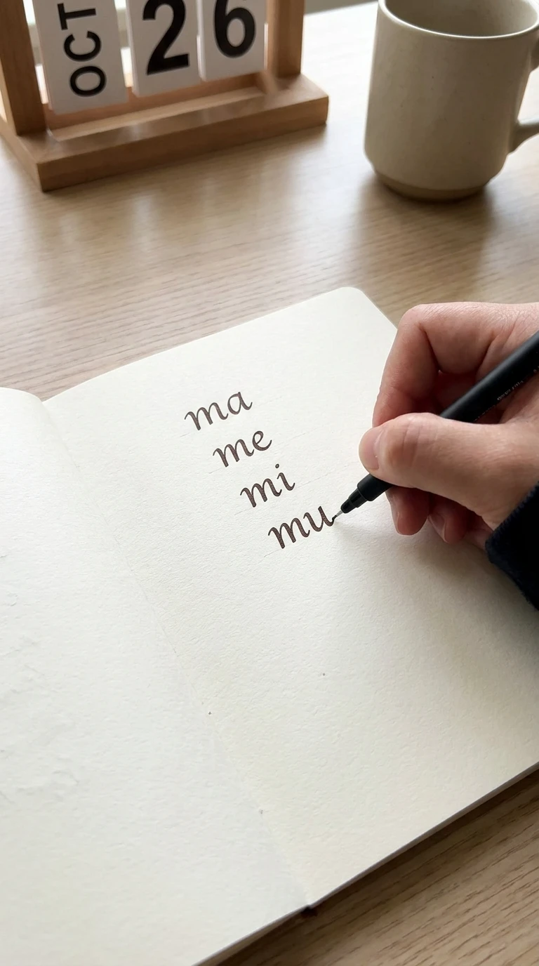 Passo 3: combine letras do mesmo grupo em sílabas simples