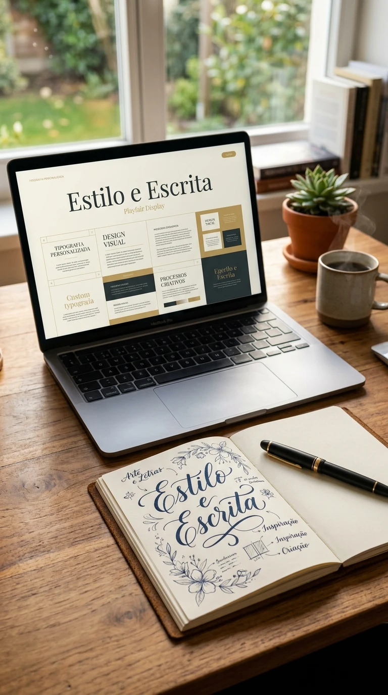 Personalização de texto e escrita