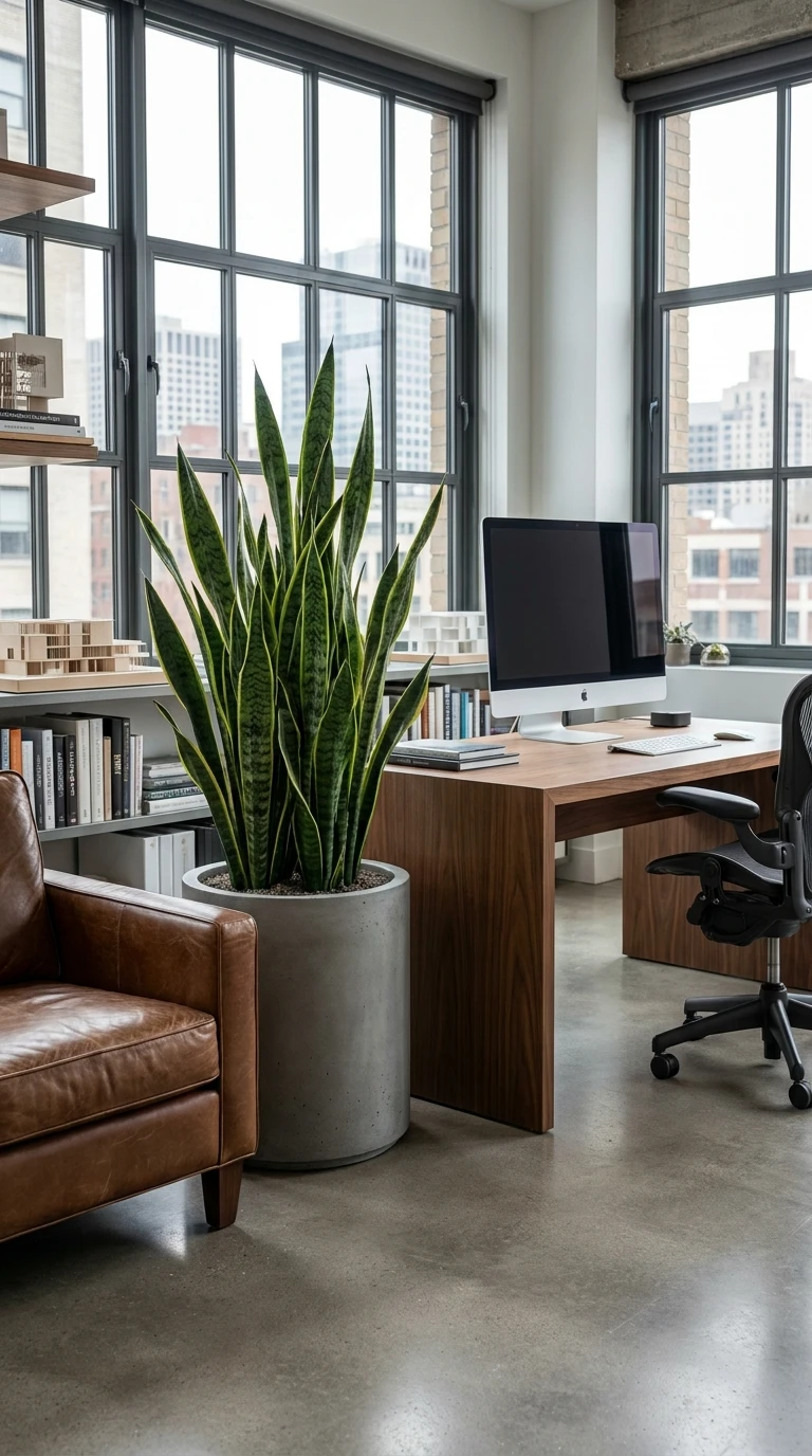 Planta para o Espaço de Trabalho Dele