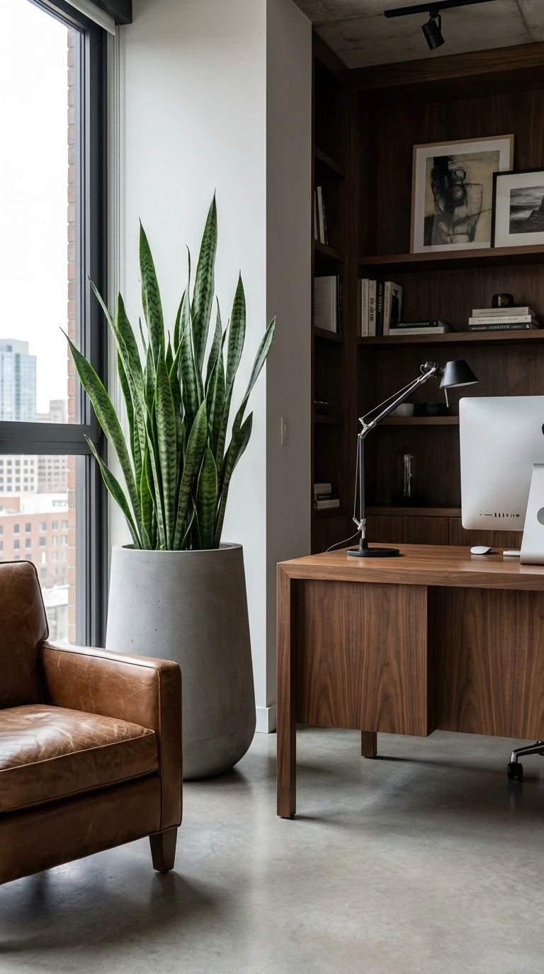Planta para o Espaço de Trabalho Dele