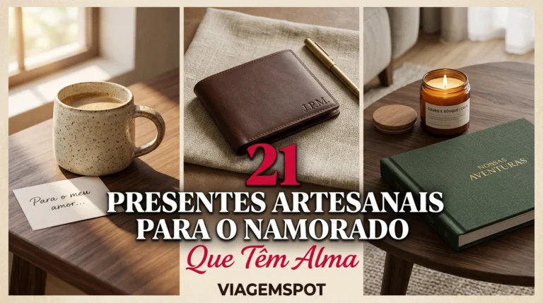 Presentes artesanais para namorado
