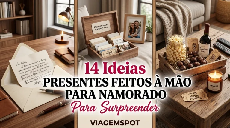 Presentes artesanais para namorado