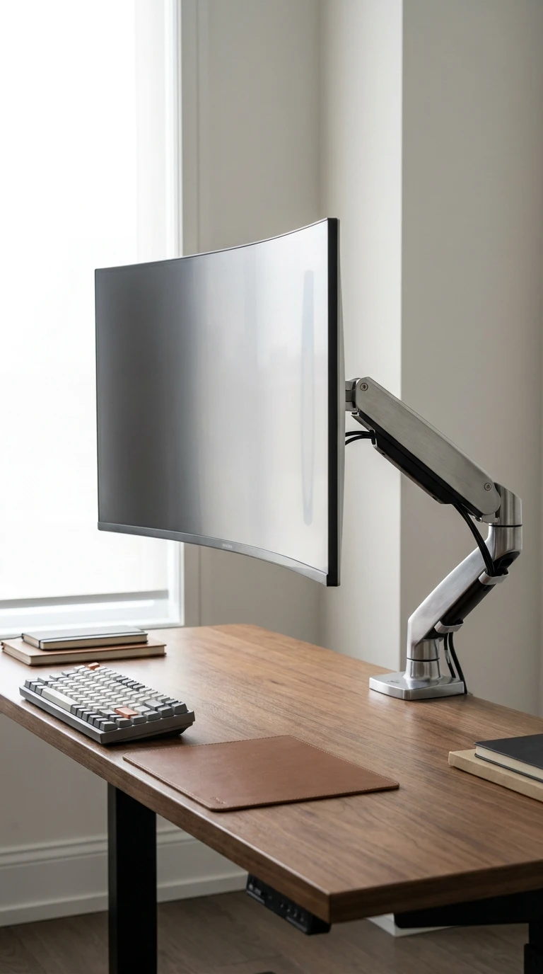 Suporte de monitor com altura ajustável