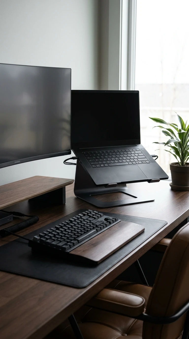 Suporte de notebook pra cuidar da cervical