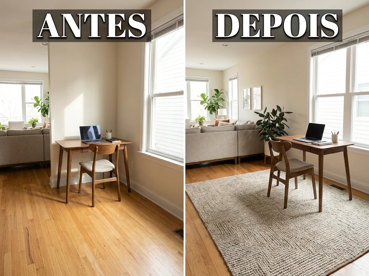Tapete que delimita a zona de trabalho