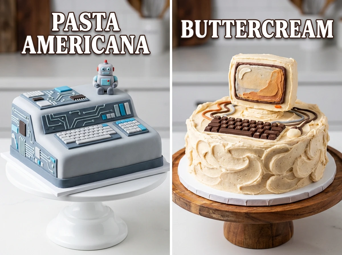 Técnica: pasta americana ou buttercream