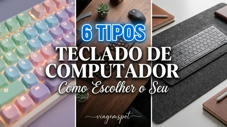 Tipos de teclados de computador.