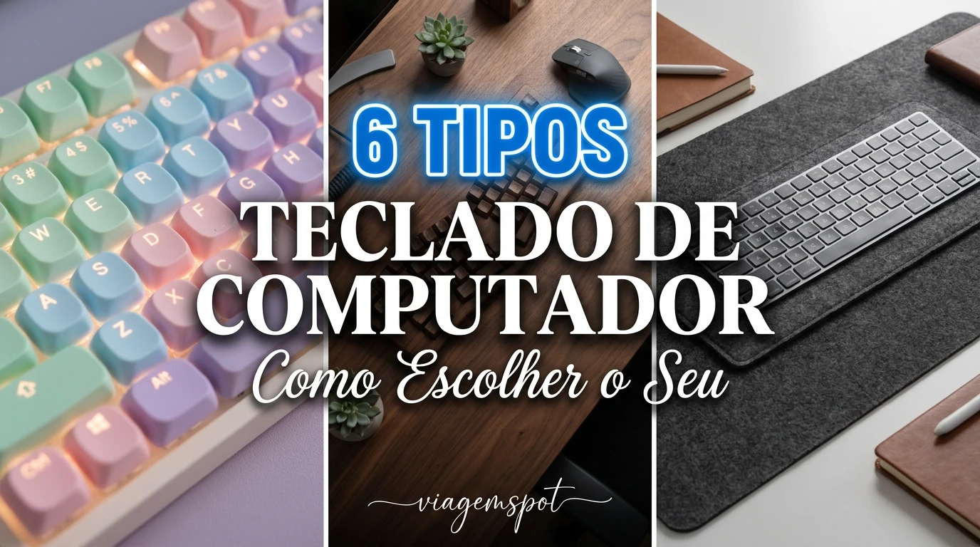 Tipos de teclados de computador.