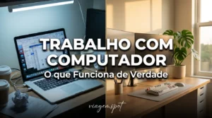 Duas estações de trabalho de computador