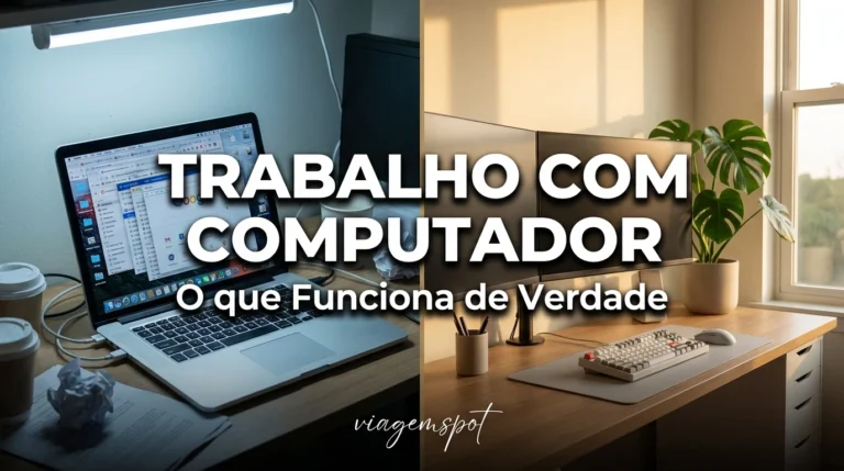 Duas estações de trabalho de computador