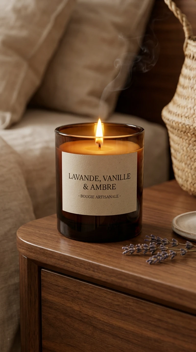 Vela Artesanal com Aroma Favorito Dela