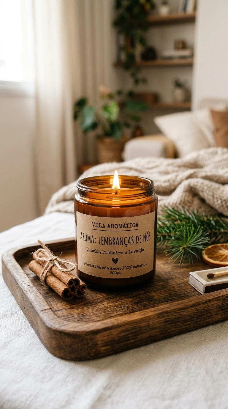 Vela com Aroma que Você Associa a Ele